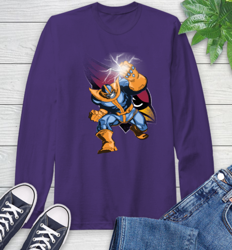 Arizona Cardinals NFL Football Thanos Avengers Infinity War Marvel Long Sleeve T-Shirt 5