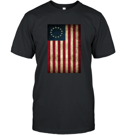 Old Glory First American Betsy Ross Flag T Shirt Ros T-Shirt