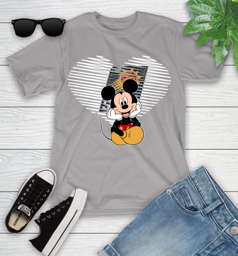 NBA Phoenix Suns The Heart Mickey Mouse Disney Basketball Youth T-Shirt 4