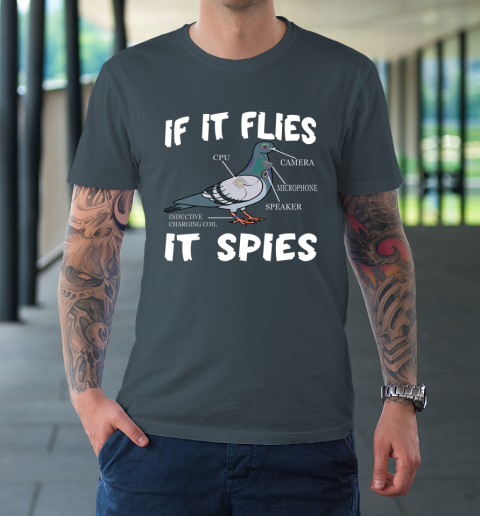 Birds Are Not Real Shirt Funny Bird Spies Conspiracy Theory Birds T-Shirt 4