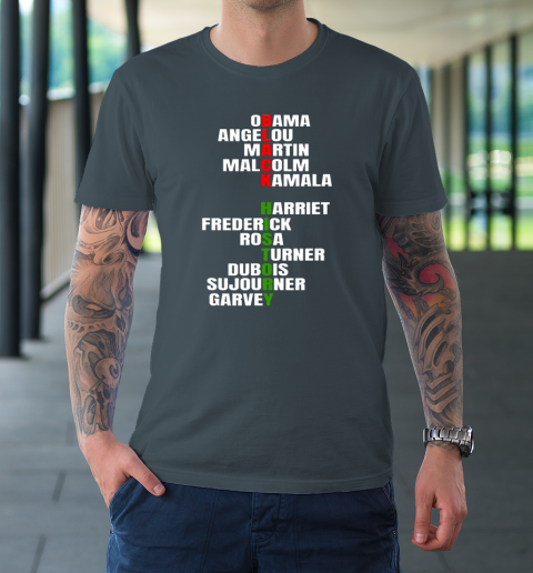 Obama Angelou Inspirational African Black History Month T-Shirt 4