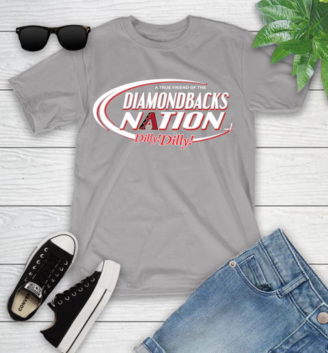 MLB A True Friend Of The Arizona Diamondbacks Dilly Dilly Baseball Sports Youth T-Shirt 4