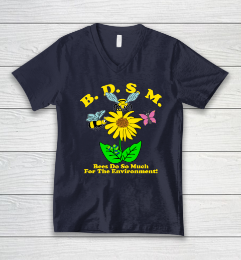 BDSM Bees Do So Much for the environment Essential T Shirt V-Neck T-Shirt 2