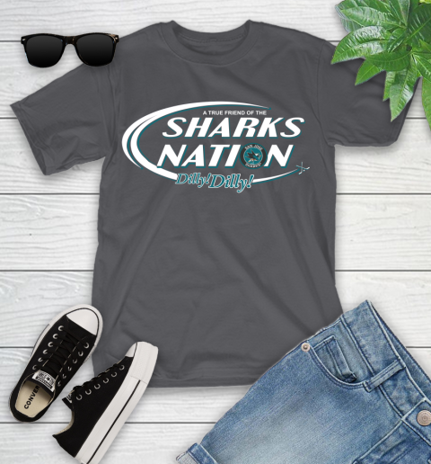 NHL A True Friend Of The San Jose Sharks Dilly Dilly Hockey Sports Youth T-Shirt 6