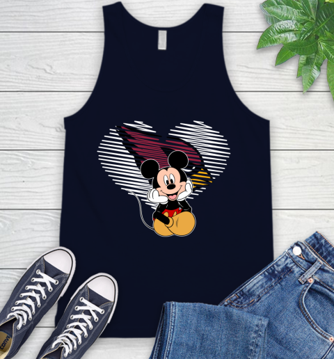 NFL Arizona Cardinals The Heart Mickey Mouse Disney Football T Shirt_000 Tank Top 2