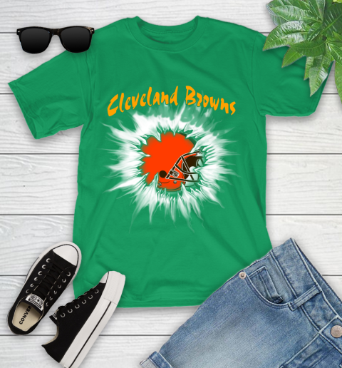 Cleveland Browns NFL Football Adoring Fan Rip Sports Youth T-Shirt 8