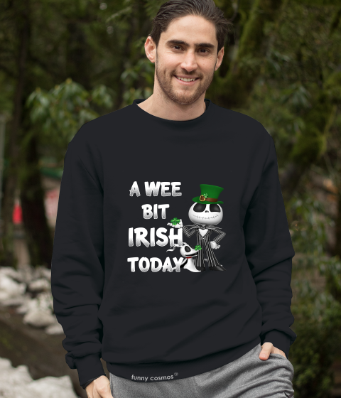 Nightmare Before Christmas T Shirt, Jack Skellington Zero T Shirt, A Wee Bit Irish Today Tshirt, St Patrick's Day Gifts