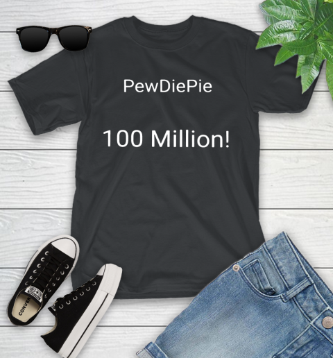 Pewdiepie 100 Mil Merch Youth T Shirt Itees Global