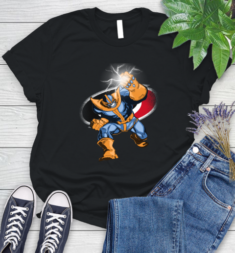 Carolina Hurricanes NHL Hockey Thanos Avengers Infinity War Marvel Women's T-Shirt