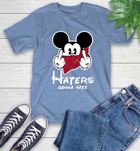 MLB Atlanta Braves Haters Gonna Hate Mickey Mouse Disney Baseball T Shirt_000 T-Shirt 12