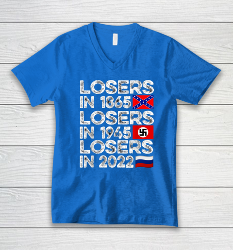 Russia Losers In 2022 V-Neck T-Shirt 4