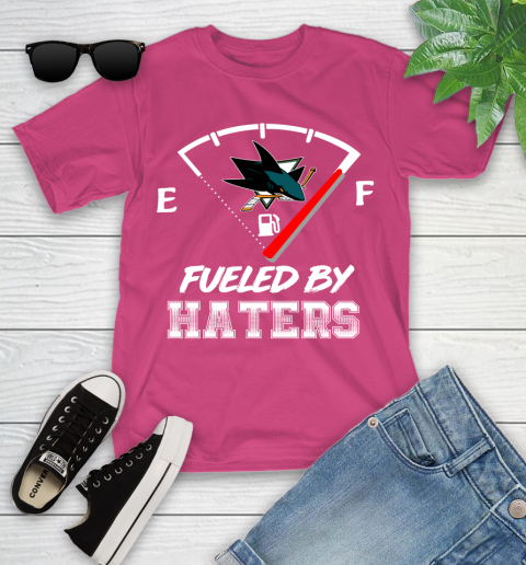 San Jose Sharks NHL Hockey Fueled By Haters Sports Youth T-Shirt 11
