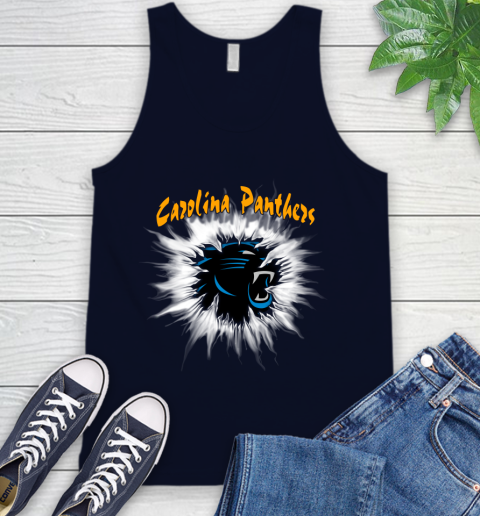 Carolina Panthers NFL Football Adoring Fan Rip Sports Tank Top 2