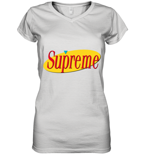 supreme logo t shirt women's