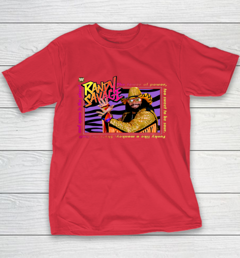 Macho Man WWE Vintage Framed Youth T-Shirt 16