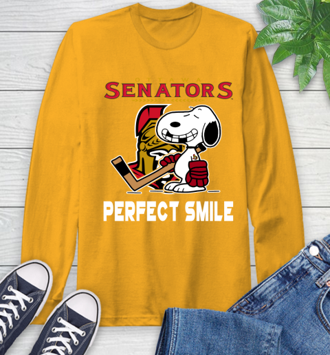 NHL New York Rangers Snoopy Perfect Smile The Peanuts Movie Hockey T Shirt Long Sleeve T-Shirt 2