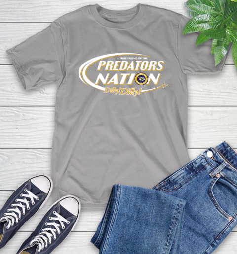 NHL A True Friend Of The Nashville Predators Dilly Dilly Hockey Sports T-Shirt 6