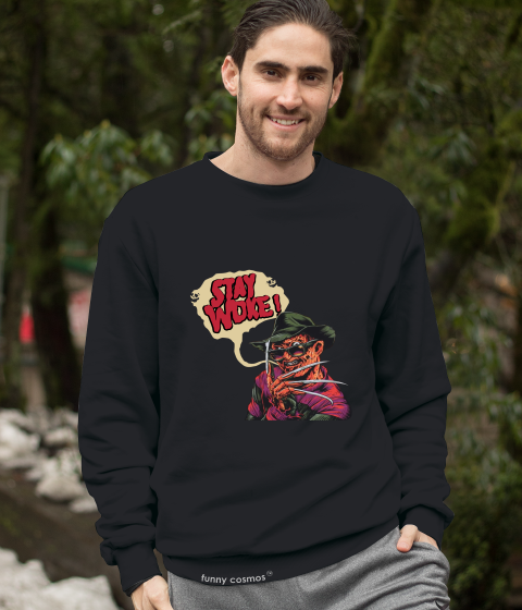 Nightmare On Elm Street T Shirt, Freddy Krueger T Shirt, Stay Woke Tshirt, Halloween Gifts