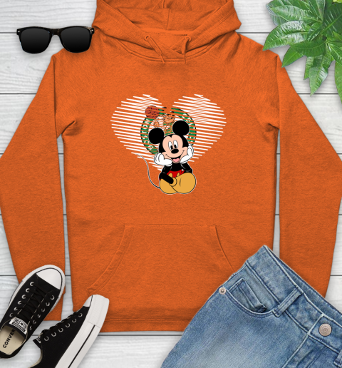NBA Boston Celtics The Heart Mickey Mouse Disney Basketball Youth Hoodie 4