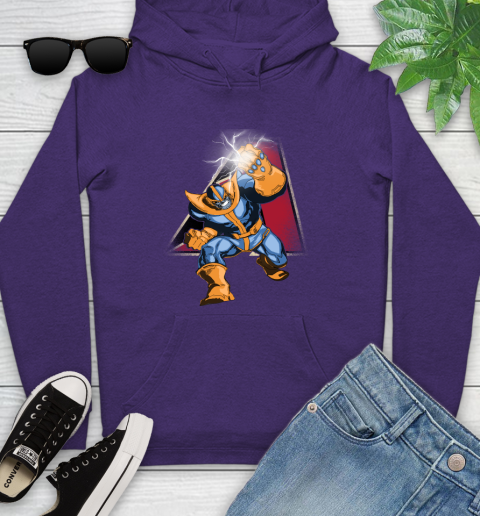 Arizona Diamondbacks MLB Baseball Thanos Avengers Infinity War Marvel Youth Hoodie 5