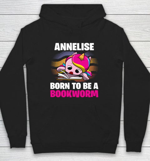Annelise Born To Be A Bookworm Unicorn Hoodie 9
