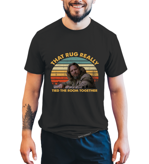 The Big Lebowski Vintage T Shirt, That Rug Really Tied The Room Together Tshirt, The Dude T Shirt