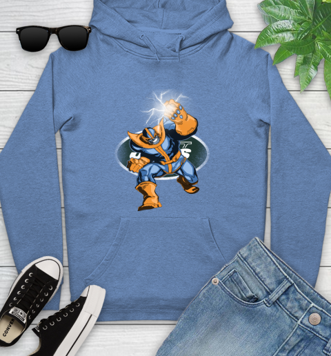 New York Jets NFL Football Thanos Avengers Infinity War Marvel Youth Hoodie 13