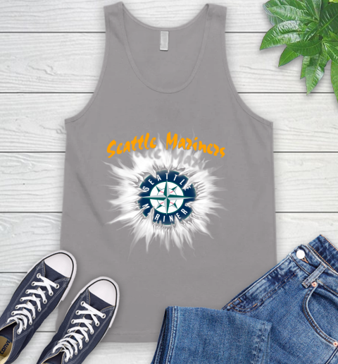 Seattle Mariners MLB Baseball Adoring Fan Rip Sports Tank Top 3