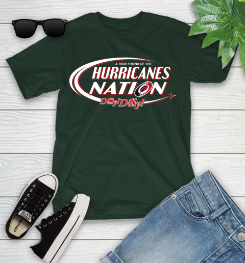 NHL A True Friend Of The Carolina Hurricanes Dilly Dilly Hockey Sports Youth T-Shirt 5