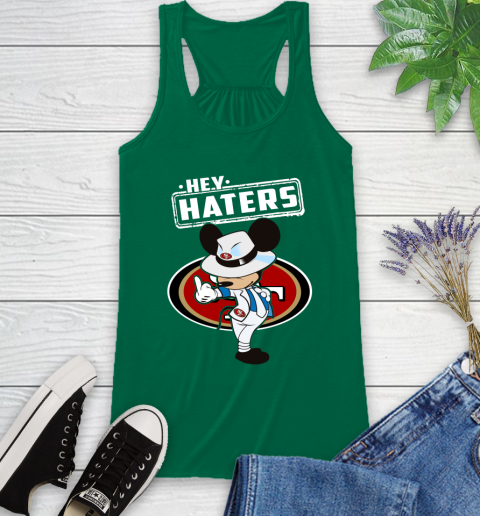 NFL Hey Haters Mickey Football Sports San Francisco 49ers Racerback Tank 6