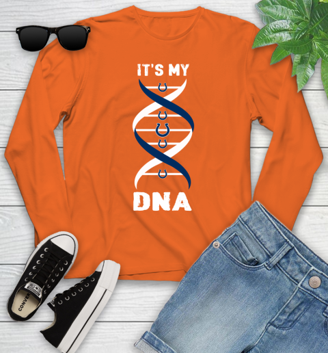 Indianapolis Colts NFL Football It's My DNA Sports Youth Long Sleeve 3
