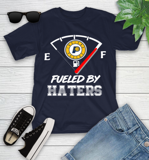Indiana Pacers NBA Basketball Fueled By Haters Sports Youth T-Shirt 2