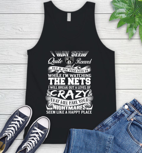 Brooklyn Nets NBA Basketball Don't Mess With Me While I'm Watching My Team Tank Top
