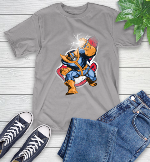 Cleveland Indians MLB Baseball Thanos Avengers Infinity War Marvel T-Shirt 6
