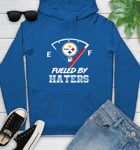 Pittsburgh Steelers NFL Football Fueled By Haters Sports Youth Hoodie 11