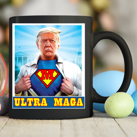Ultra Maga Trump Superman Ceramic Mug 11oz
