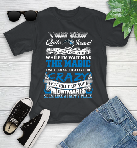 Orlando Magic NBA Basketball Don't Mess With Me While I'm Watching My Team Youth T-Shirt
