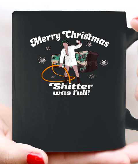 Merry Christmas Shitter Was Full Vacation Ceramic Mug 11oz 5