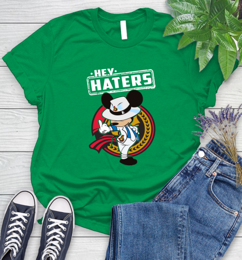 NHL Hey Haters Mickey Hockey Sports Ottawa Senators Women's T-Shirt 9