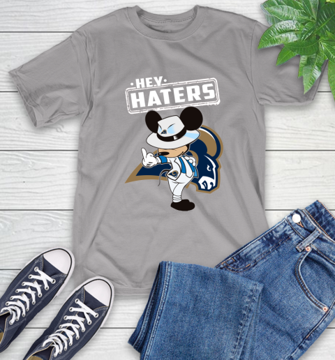 NFL Hey Haters Mickey Football Sports Los Angeles Rams T-Shirt 6