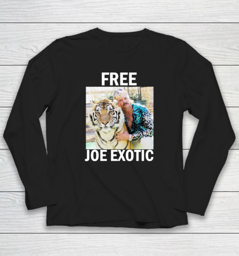Free Joe Exotic Tiger King Long Sleeve T-Shirt