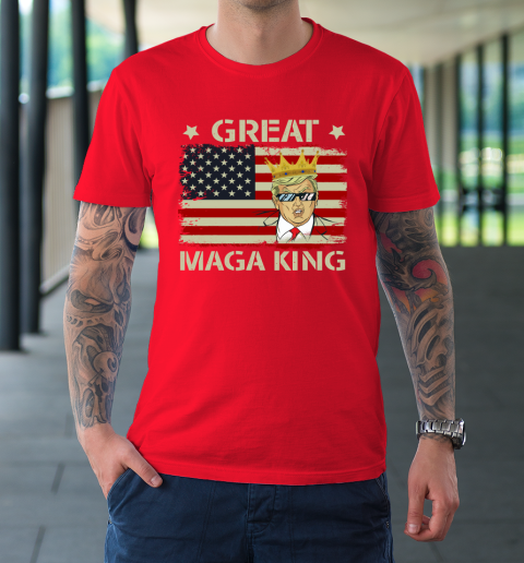 The Great Maga King Funny Donald Trump Maga King T-Shirt 8