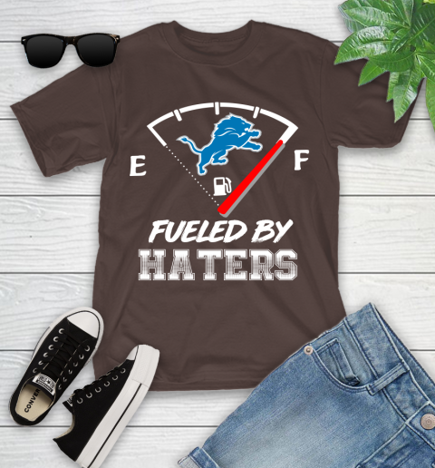 Detroit Lions NFL Football Fueled By Haters Sports Youth T-Shirt 7