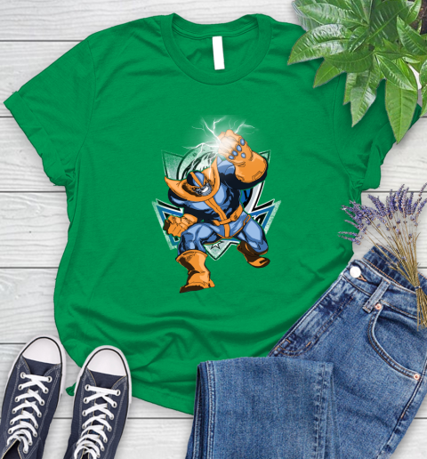 Dallas Mavericks NBA Basketball Thanos Avengers Infinity War Marvel Women's T-Shirt 9