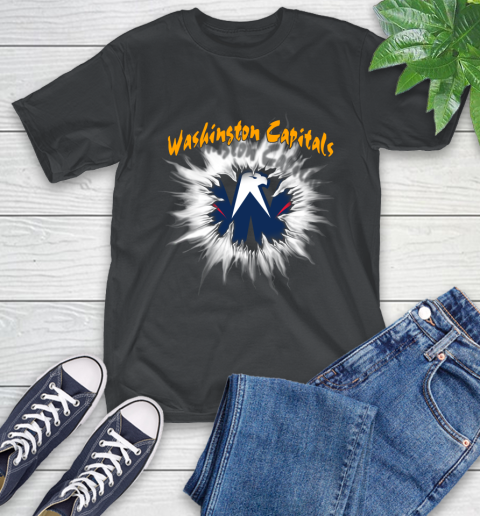 Washington Capitals NHL Hockey Adoring Fan Rip Sports T-Shirt