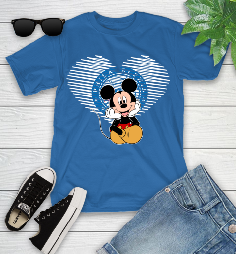 NBA Philadelphia 76ers The Heart Mickey Mouse Disney Basketball Youth T-Shirt 12