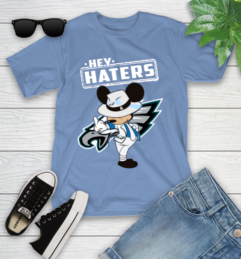 NFL Hey Haters Mickey Football Sports Philadelphia Eagles Youth T-Shirt 15