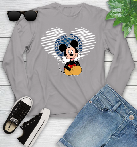 NBA Minnesota Timberwolves The Heart Mickey Mouse Disney Basketball Youth Long Sleeve 5