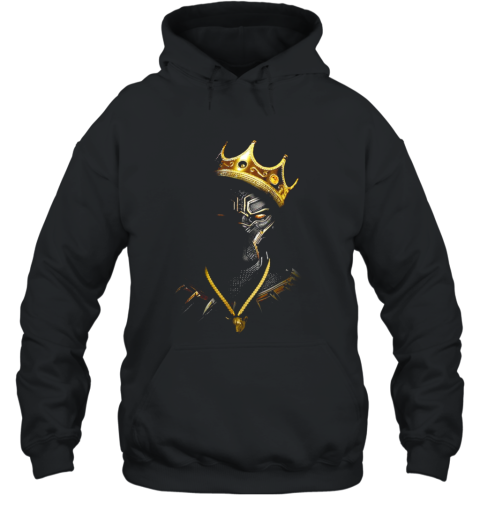 Black Panther Crown Cat T shirt hoodie sweater Hooded