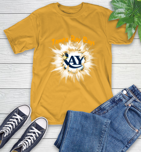 Tampa Bay Rays MLB Baseball Adoring Fan Rip Sports T-Shirt 2